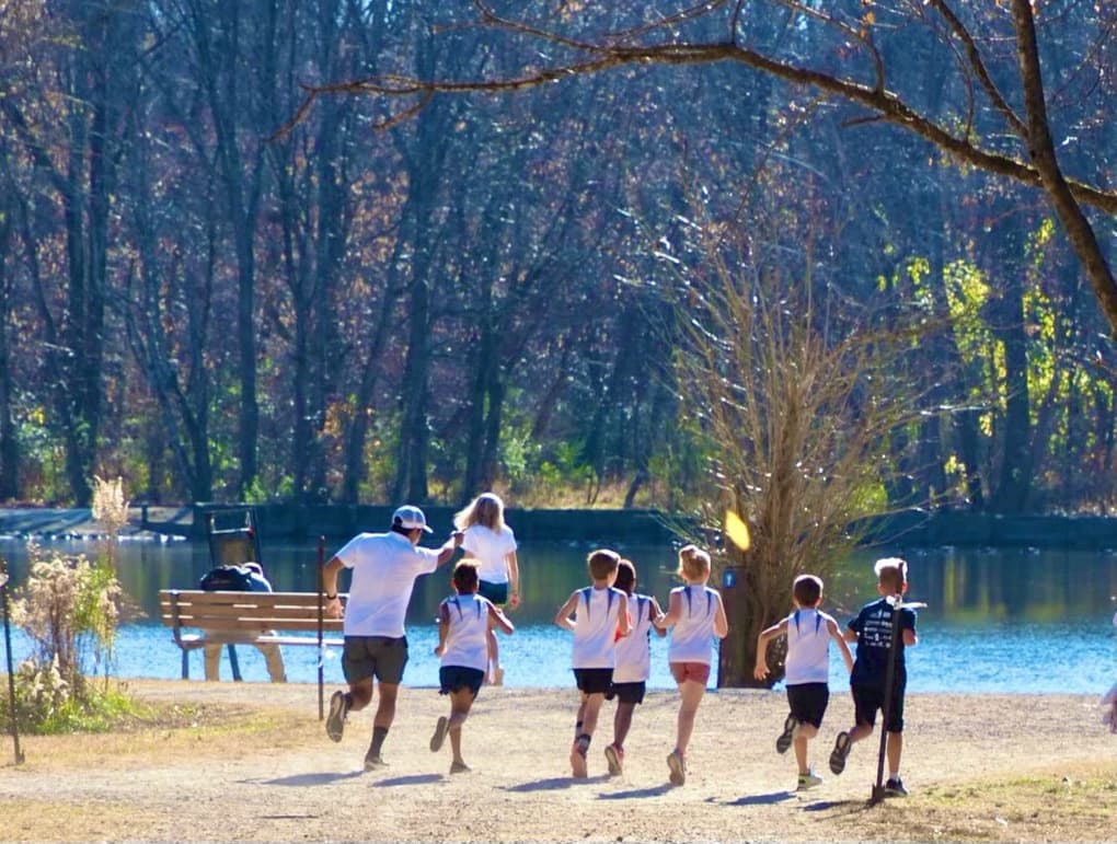 XC team training together