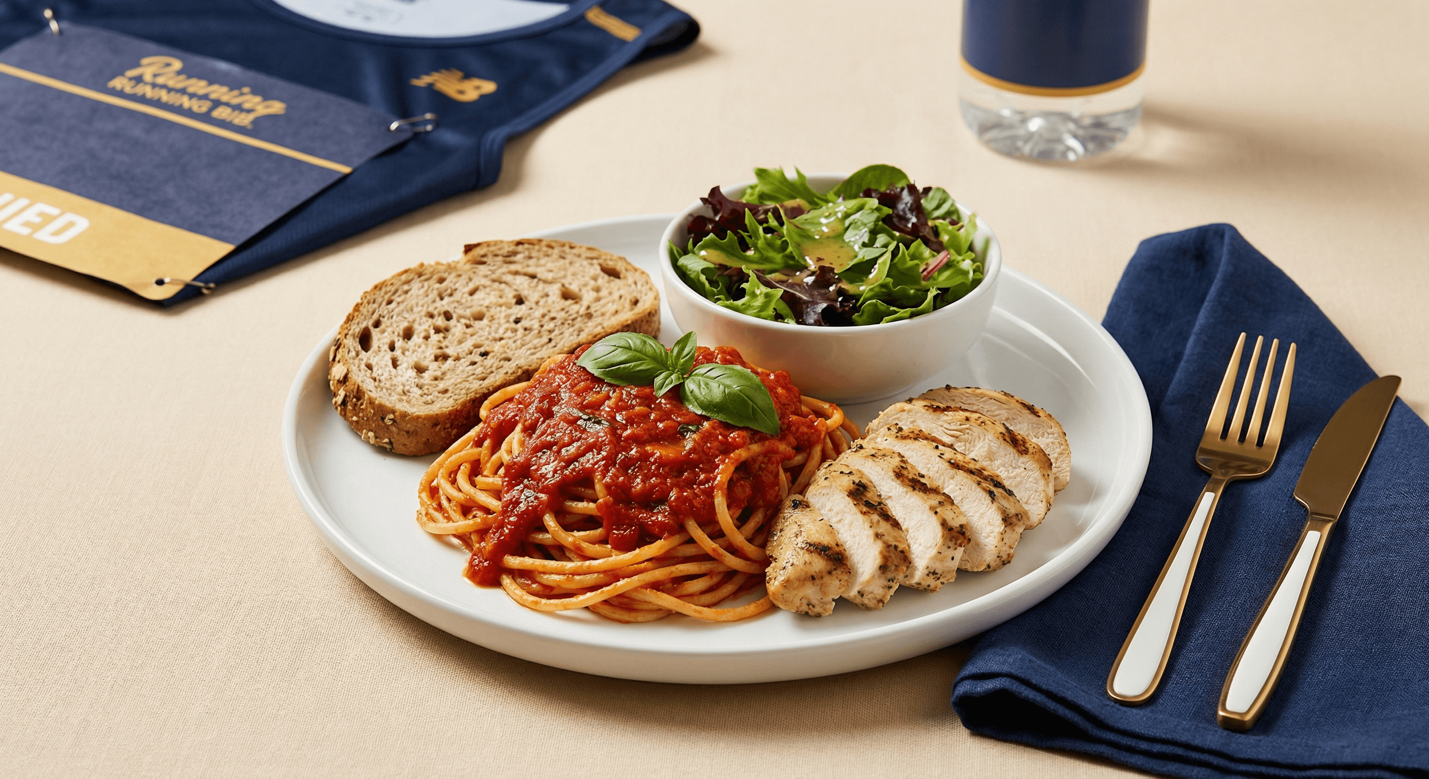 Race week sports nutrition planning materials