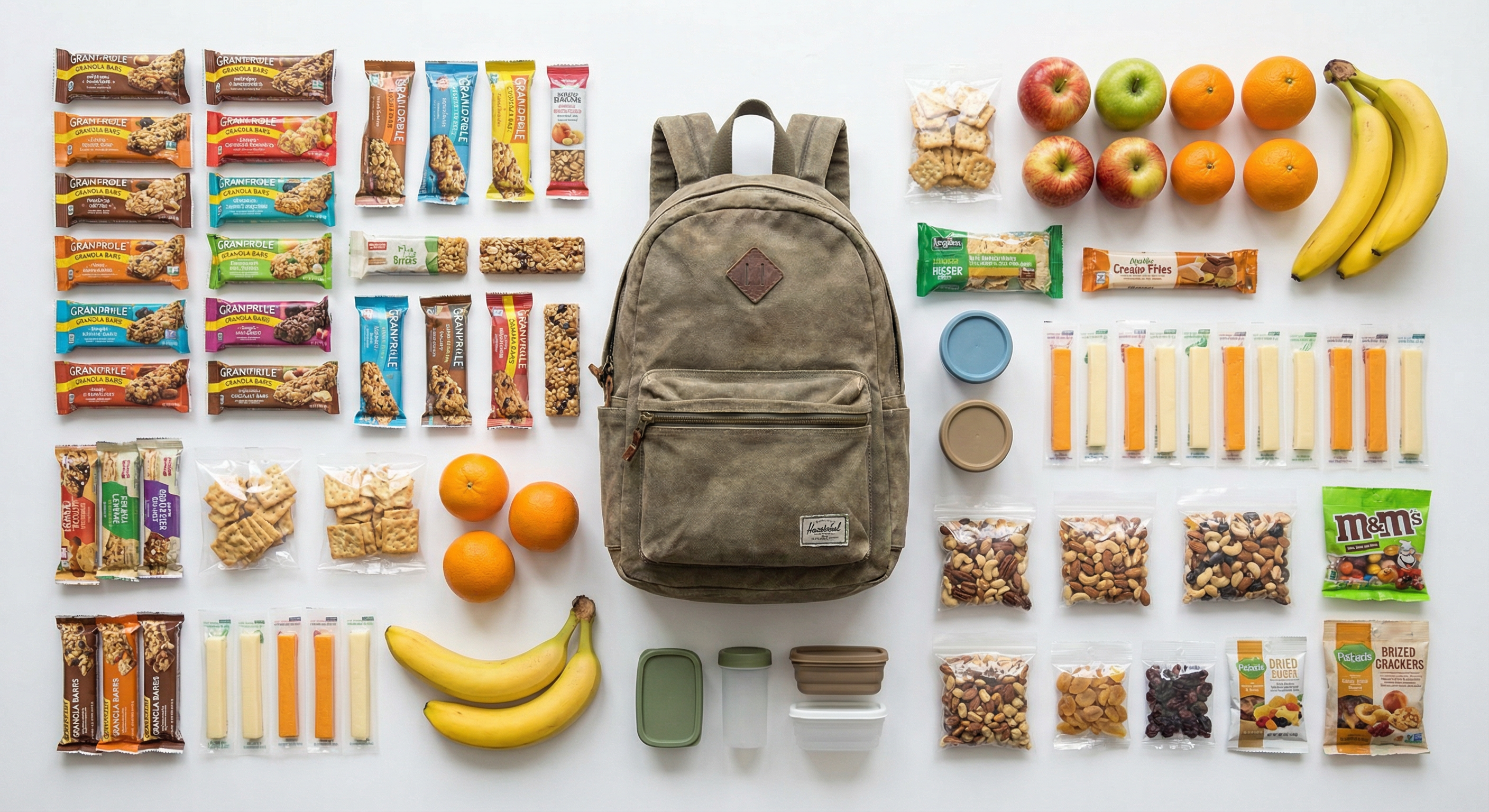 Busy athlete snack lineup