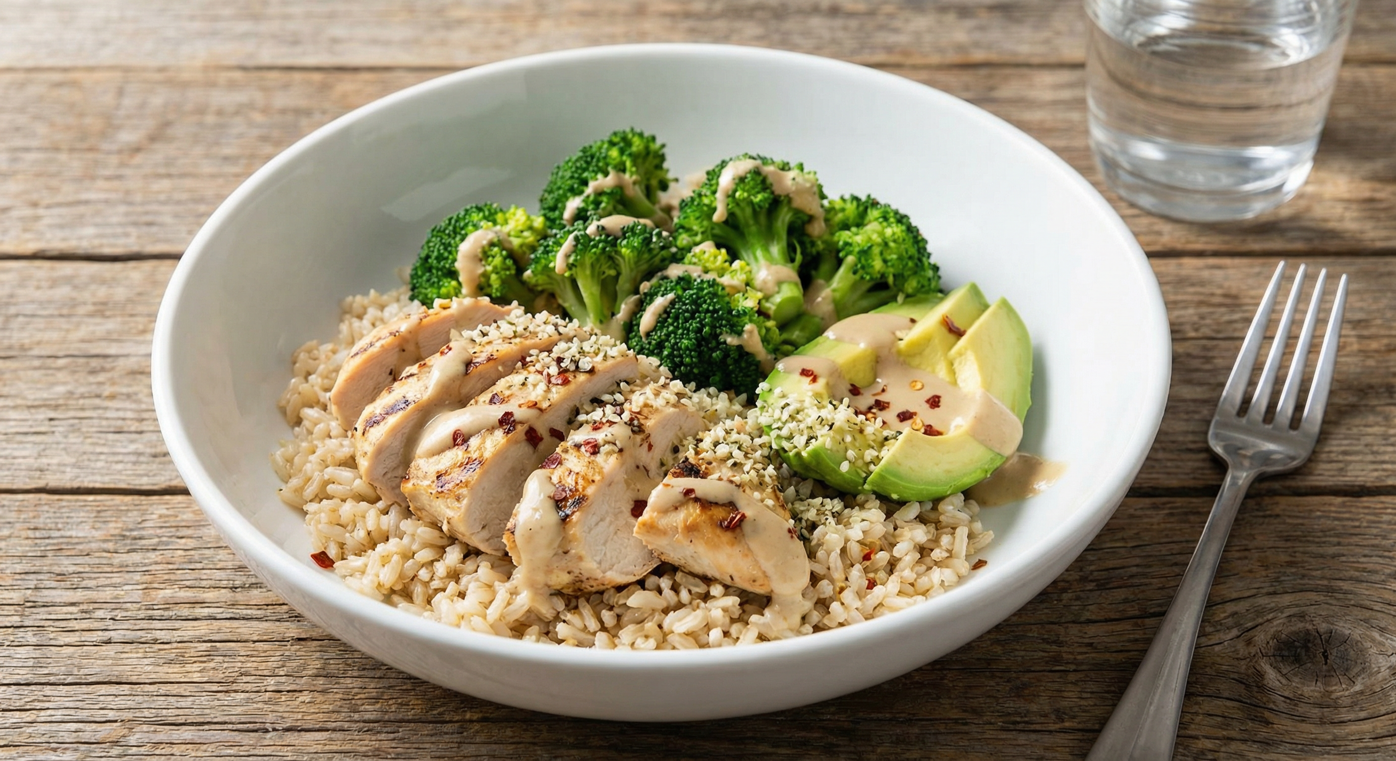 Recovery meal after training