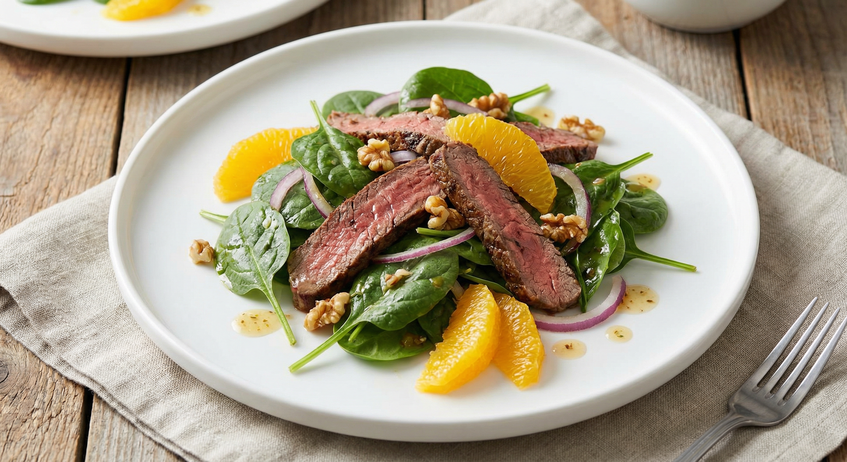 Spinach + beef iron meal