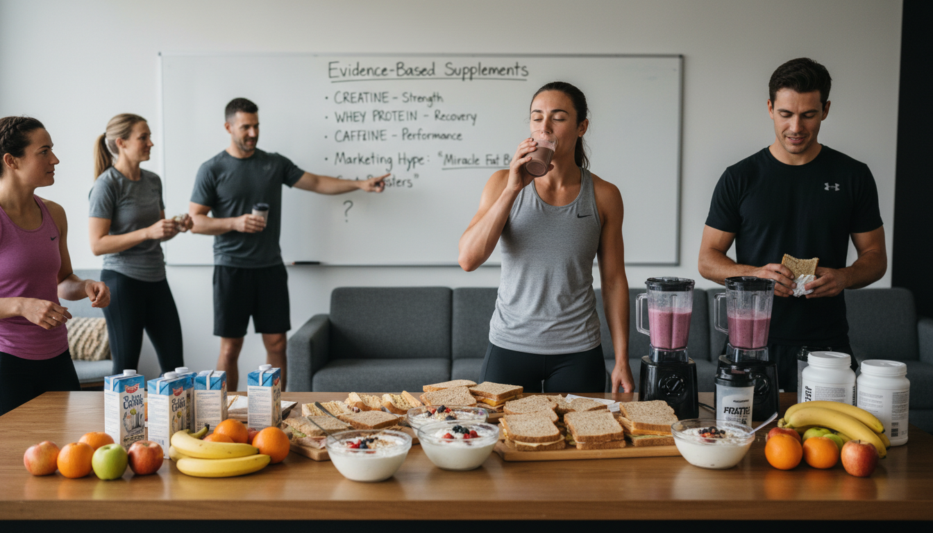 Guide cover used as a visual anchor for evidence-based supplement decision scripts.